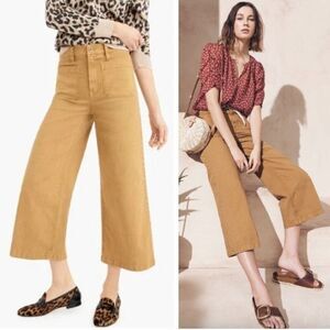 J. Crew Point Sur Washed Wide Leg Crop Pants - Size 26P | EUC